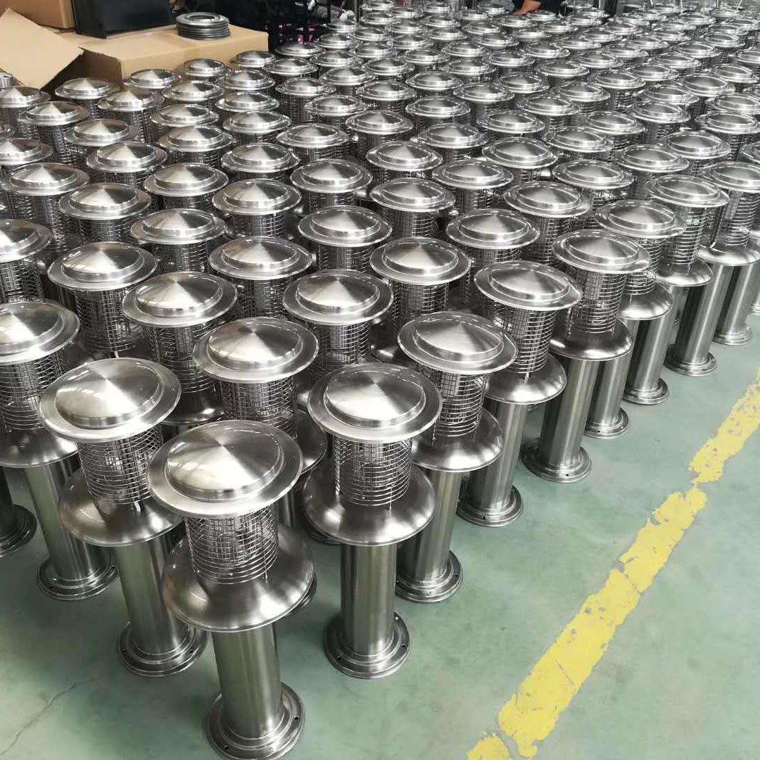 供应不锈钢LED灭蚊草坪灯 玻璃钢草坪灯 60厘米太阳能灭蚊草坪灯