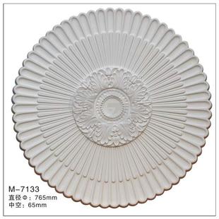 聚氨酯PU线条非石膏GRG线条PU灯盘装饰天花吊顶线条弧线软线条