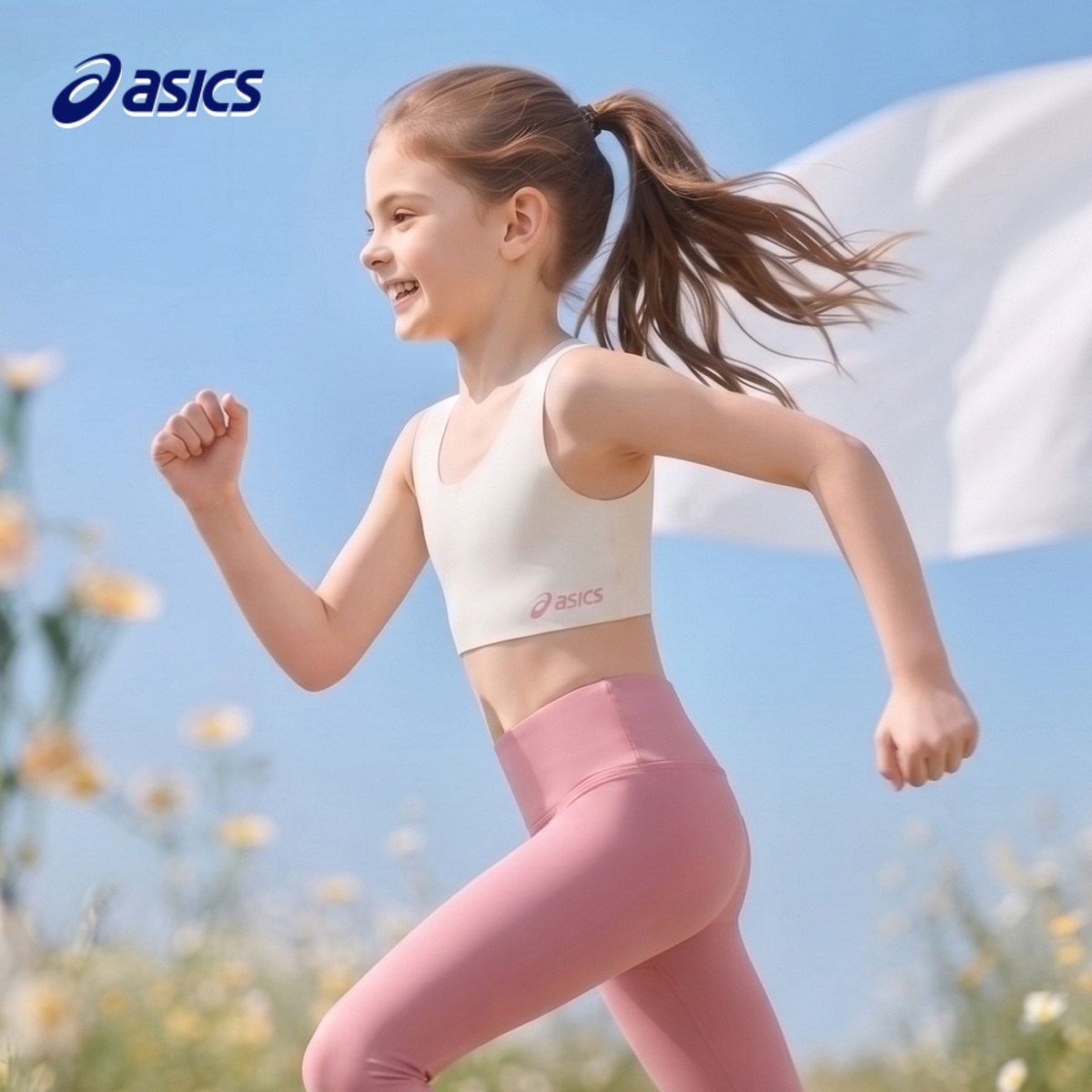 ASICS/亚瑟士童装26年夏季新款女童速干透气运动内衣亲肤