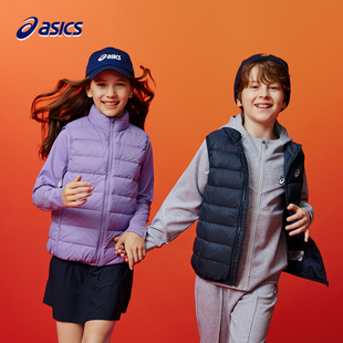 亚瑟士儿童羽绒马甲童装 外套 25年秋冬男童女童三防科技内胆亲子装