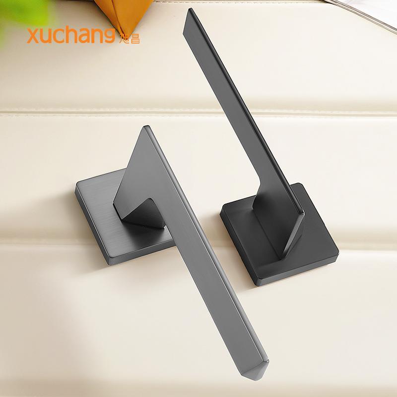 现代门锁室内卧室静音房门锁分体木把手通用型执手锁木门锁锁具