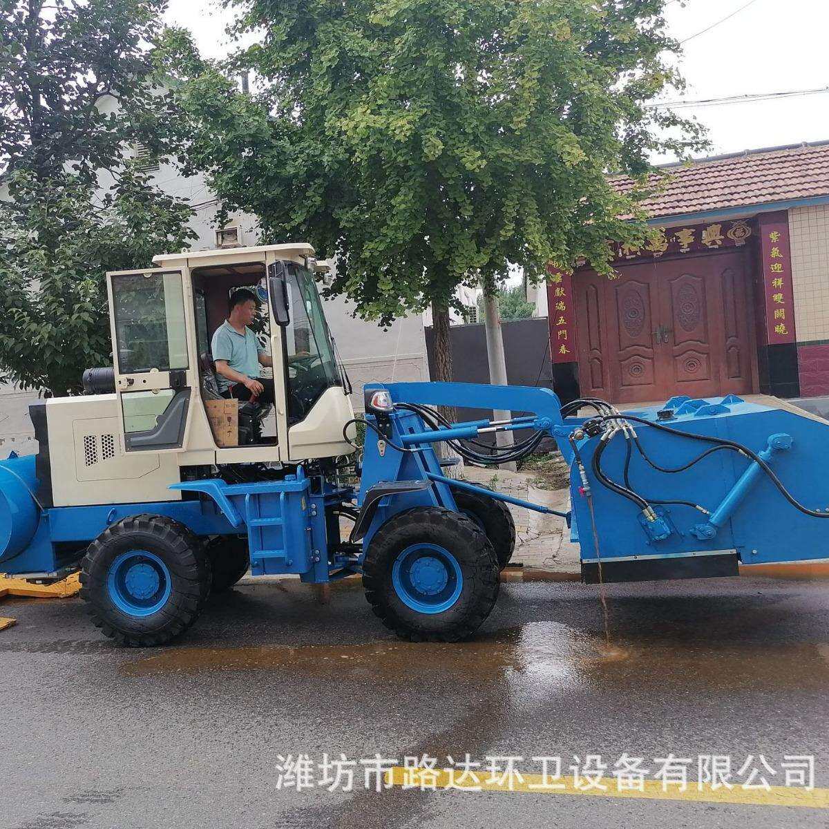 铲车扫地机清扫路面碎石沙子石子装载机式清扫车操作简单干净彻底
