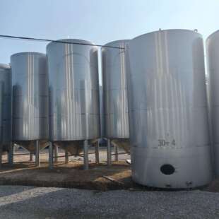 20立方不锈钢储罐液体存储罐常压贮罐 储存酒水奶罐304不锈钢储罐