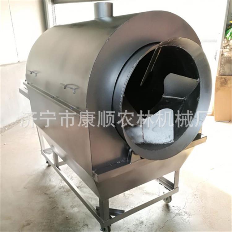 江苏加大进料口炒货机 铁丝杂粮炒货机视频 鹰嘴豆菜籽翻炒机