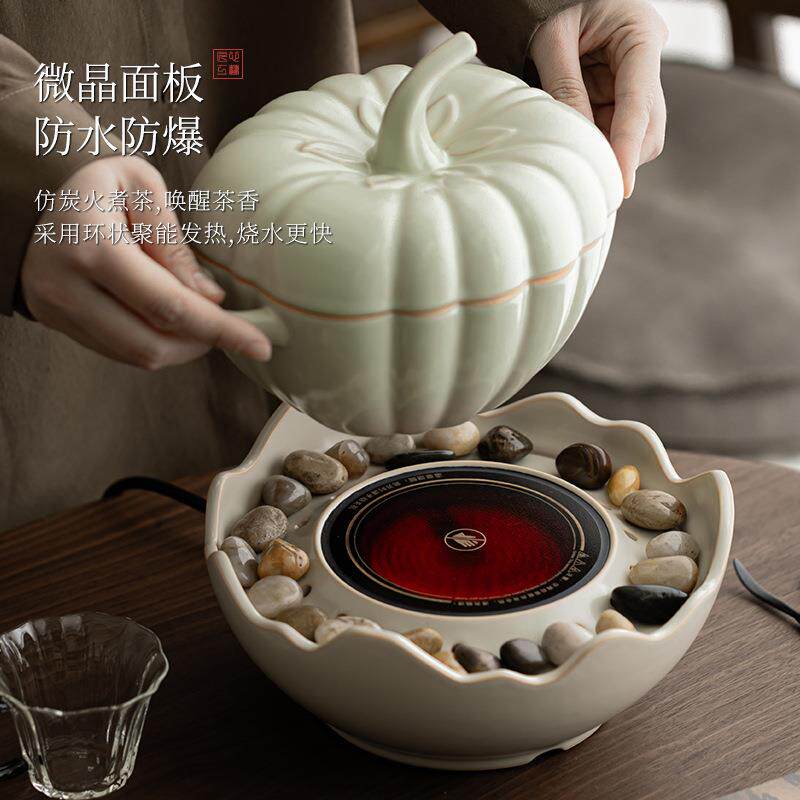 艺盛堂新款古法围炉煮茶罐罐茶煮茶器煮果奶茶家用小型电陶炉套装