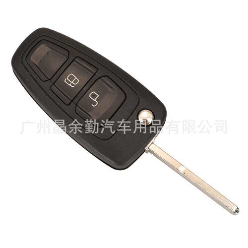 5WK50165适用福特福克斯2键折叠遥控钥匙433Mhz FSK 4D63 hu101胚
