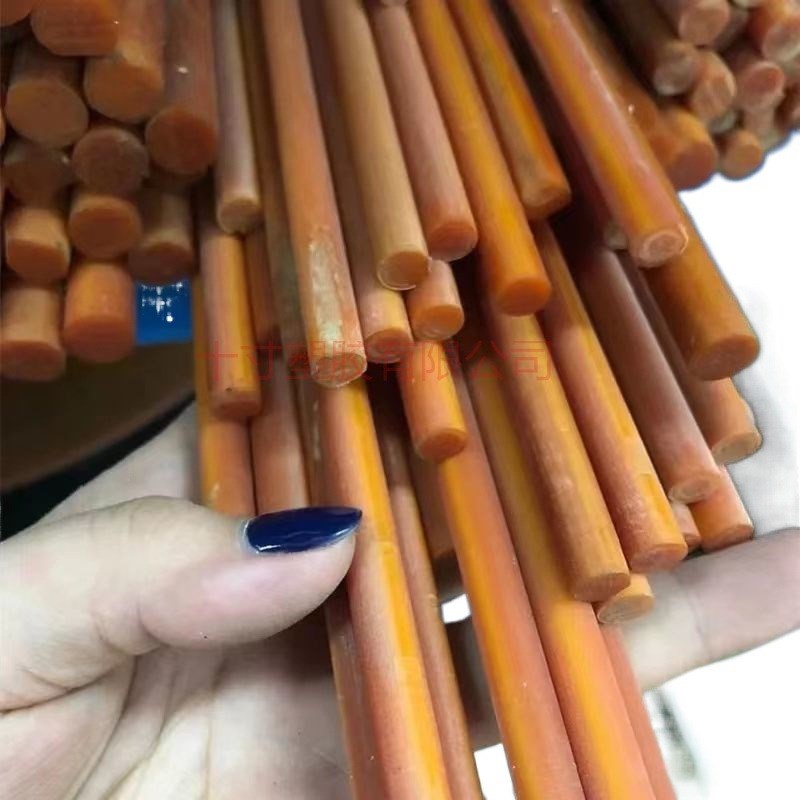 黑色橘红色电木棒胶木棒防静电黑色电木棒布纹棒电布纹棒