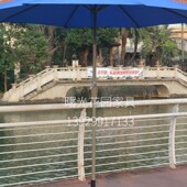 xyt户外伞遮阳伞室外庭院伞太阳伞中柱遮阳伞橙橘色黄色蓝米白绿