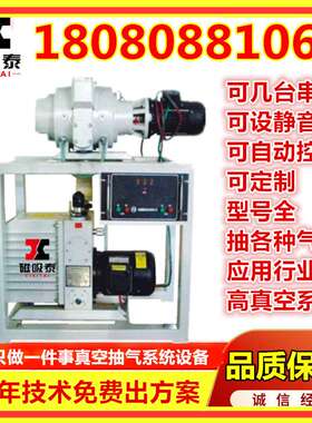 XD100铝质气体传输真空泵食品行业多真空机组单级旋片电动真空泵