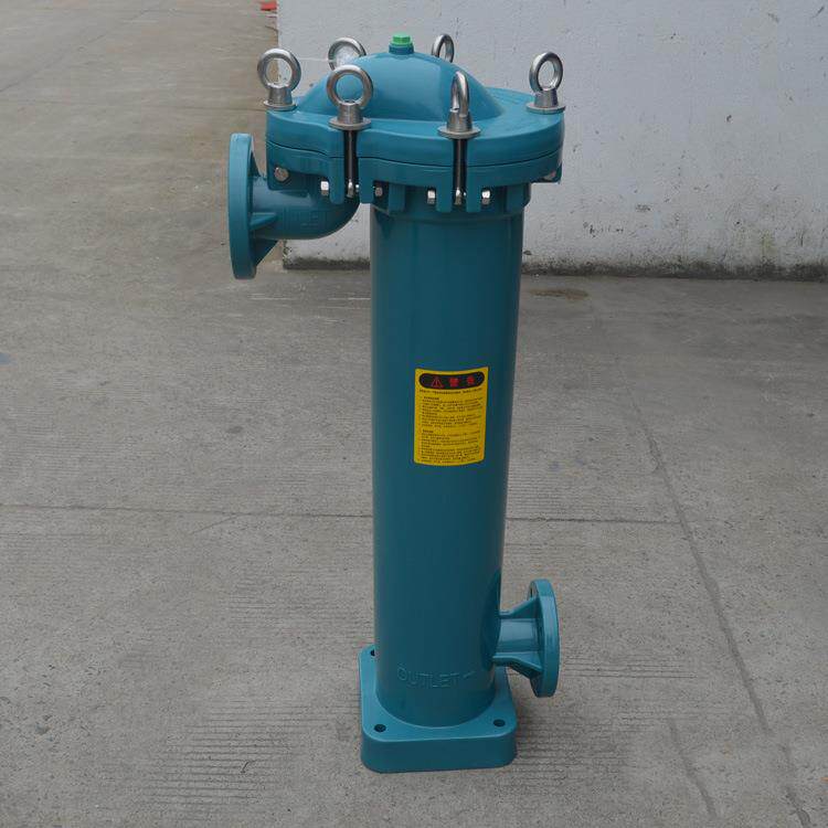 厂家现货直销2号塑胶袋式过滤器耐强酸强碱液体PPH一体成型顶入式