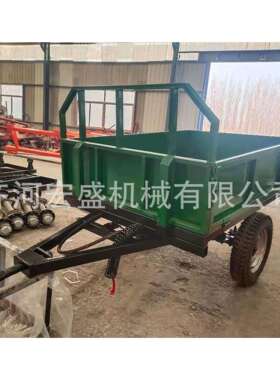 农用拖斗大吨数10吨20吨拖车斗可制作 带自卸刹车拖车斗价格