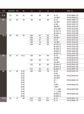 供应意大利DNP螺纹连接快速接头 PVV3 AG (螺纹式连接)耐压40MPa