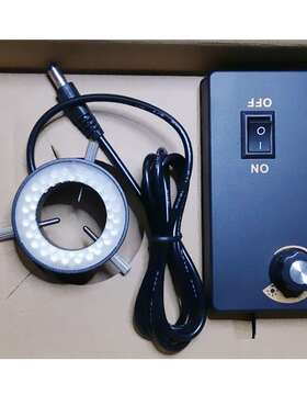 CCD视觉光源金属30mm35mm40mm内径环形可调LED光源显微镜环形光源