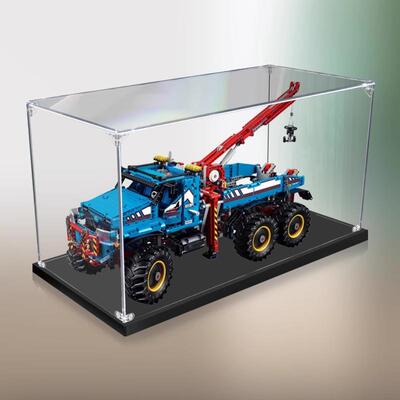 科技系列全地形6x6遥控越野皮卡42070亚克力展示盒透明防尘罩