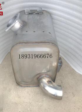 厂销国六J6P440消声器带三元无含量消声器不锈钢陶瓷三元催化总成