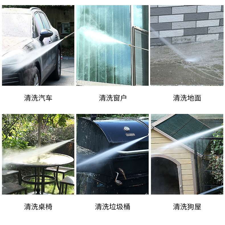 雷格LG-380A便携式高压清洗机不可调压自吸两用洗车机洗车年华