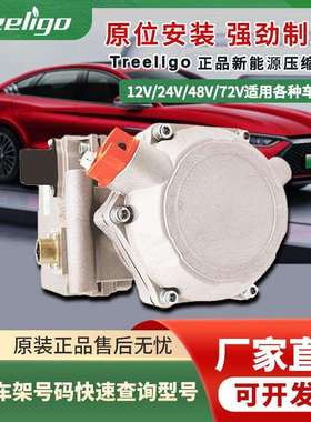 新能源电动压缩机12v24v48v72v144v220v卡车制冷压缩机一体机汽车