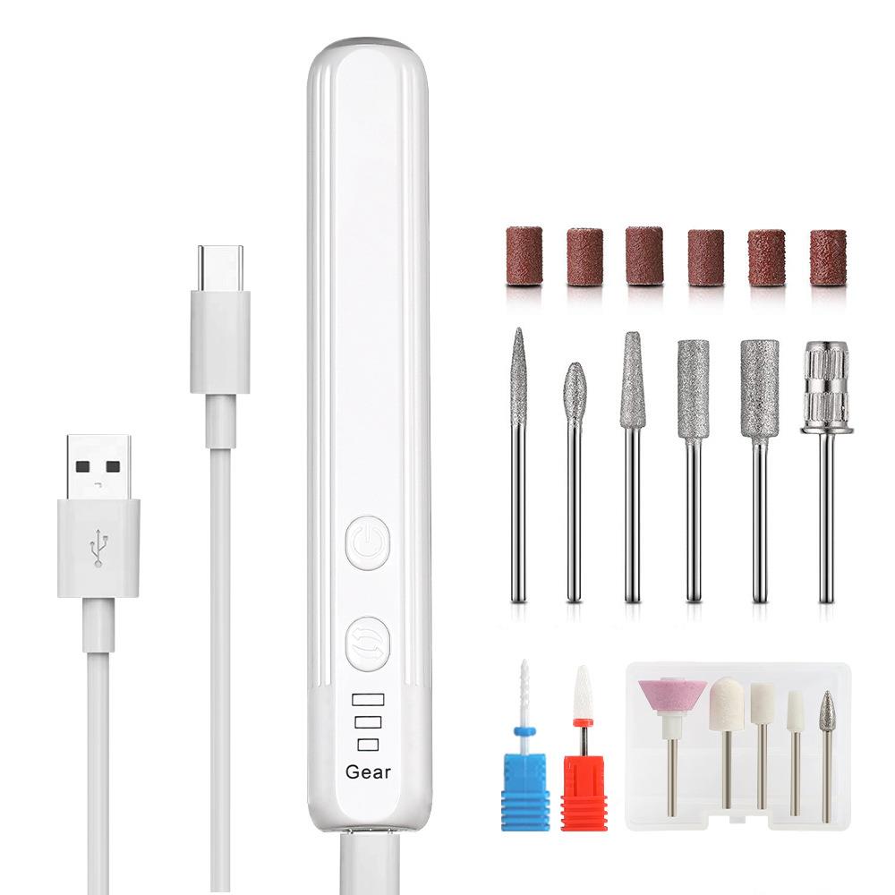 便携式美甲打磨机续航磨甲器专业修甲机充电磨甲器美甲打磨机跨境