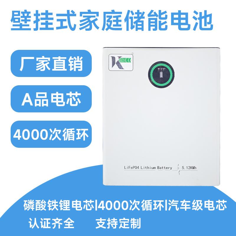 51.2V 100AH-C壁挂式家庭储能系统磷酸铁锂壁挂式电池