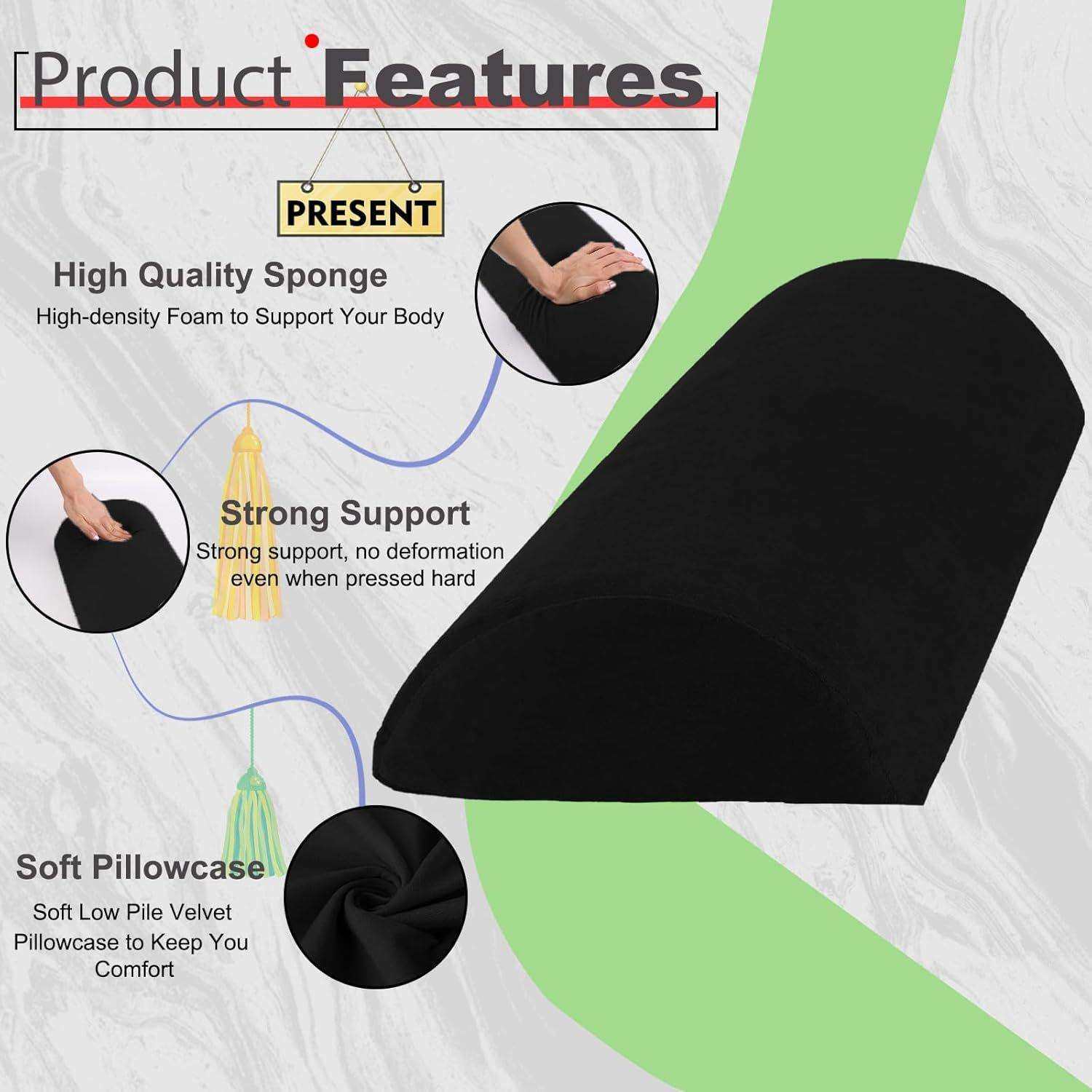 高回弹泡沫躺椅脚枕睡眠腿部枕头靠枕躺椅枕头头部背部腰部支撑垫,3C数码配件,USB灯,淘宝优惠券,粉丝福利购,淘宝优惠卷