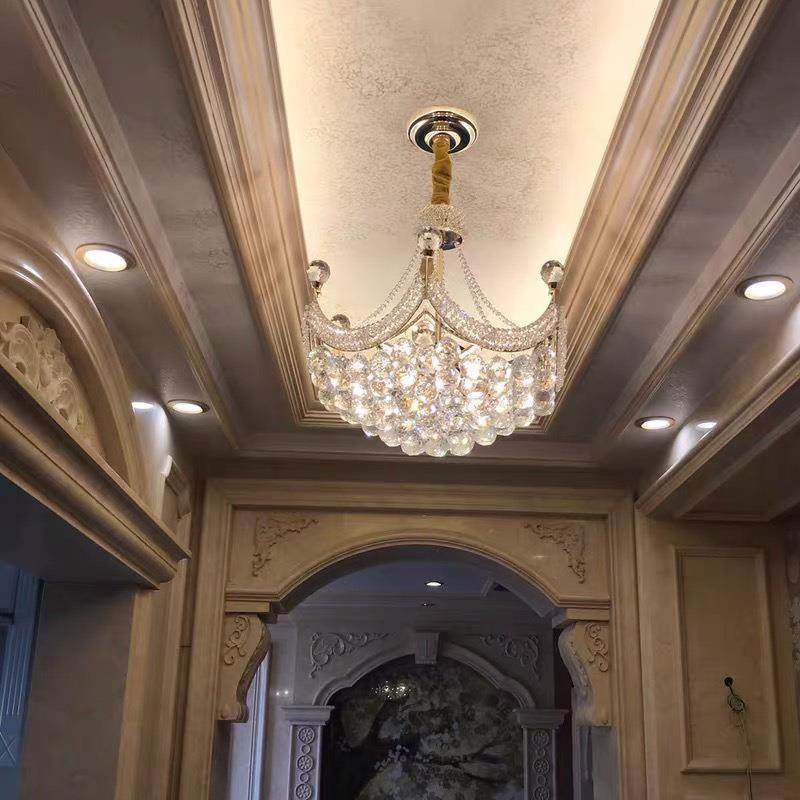 新款欧式奢华法式水晶吊灯客厅卧室餐厅别墅轻奢过道玄关小吊灯具,3C数码配件,USB灯,淘宝优惠券,粉丝福利购,淘宝优惠卷