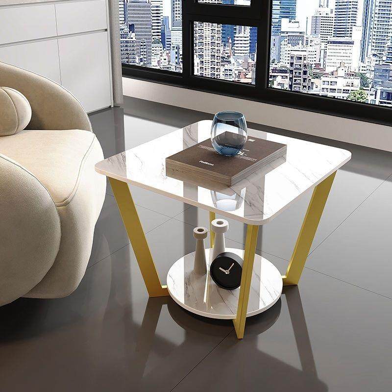 轻奢沙发边几小桌客厅边柜边桌大理石角几极简岩板小茶几方形,3C数码配件,USB灯,淘宝优惠券,粉丝福利购,淘宝优惠卷