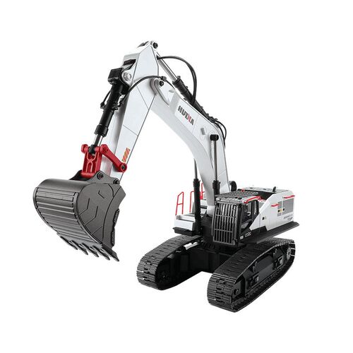 汇纳594 22通1:14遥控合金丝杆挖掘机商用模型工程车改装机器履带