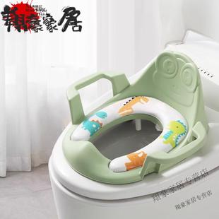 家小优日本儿童马桶坐便圈6 大号坐便器圈男女宝宝 12岁加厚加大