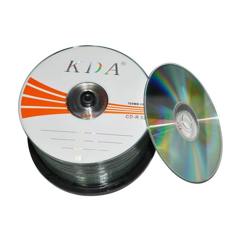 KDA CD-R 光盘/刻录光盘/空白光盘/刻录碟片CD投标办公光碟50片 V