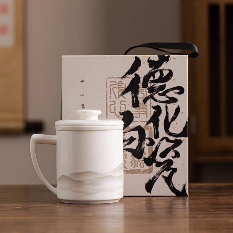 德化羊脂玉茶杯个人专用办
