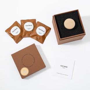 1盒 JULY WIND小羊皮车载香薰出风口汽车香薰除臭轻奢礼盒芳香氛