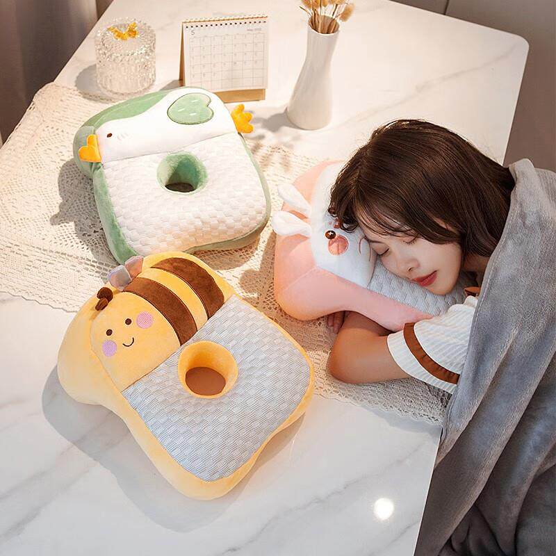 茉写午睡枕学生趴睡枕头