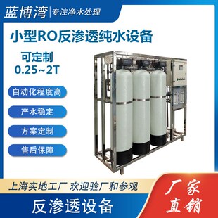 0.25~2吨级小型RO反渗透纯水设备工业去离子水处理装置