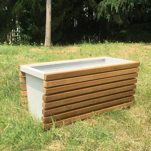 落地式不锈钢花箱商业街小区防锈花槽绿化花盆户外隔断花箱厂家