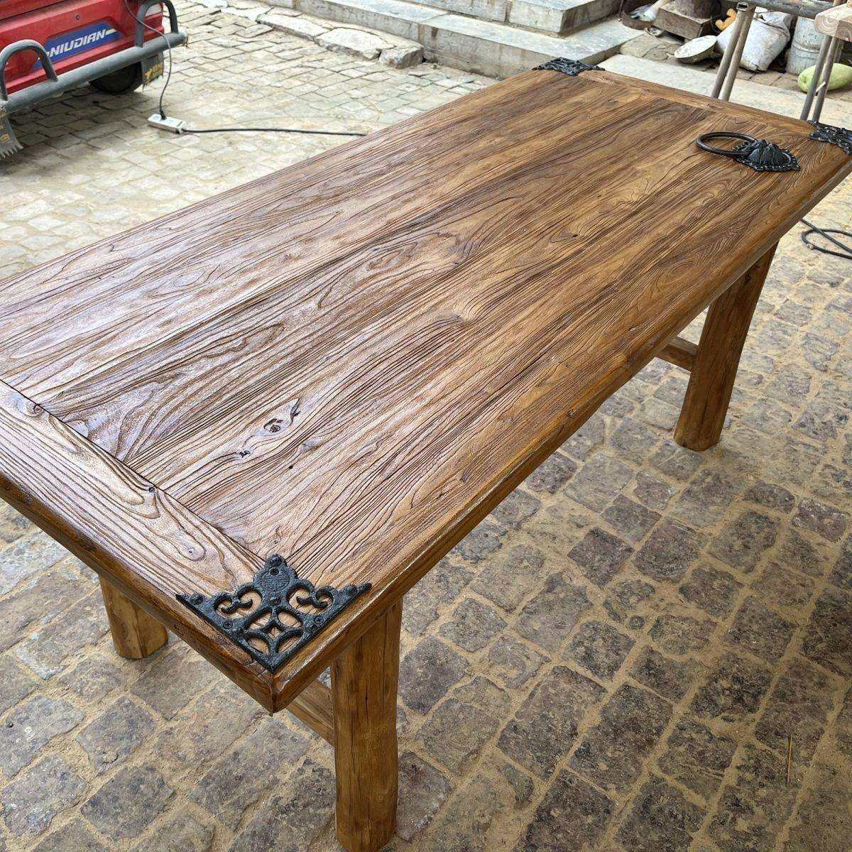 新中式老榆木茶桌原木茶台家用实木吧台复古禅意茶桌书桌民宿餐桌,电子元器件市场,其它元器件,淘宝优惠券,粉丝福利购,淘宝优惠卷