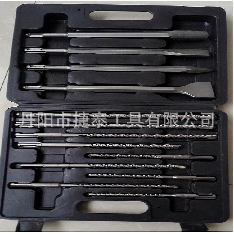 跨境热销钻头家用五金工具组合套装电锤钻冲击钻过墙钻SDS双槽单