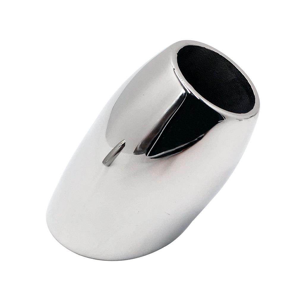 316不锈钢60度圆旗杆座船用五金配件 游艇遮阳棚配件 斜角旗杆