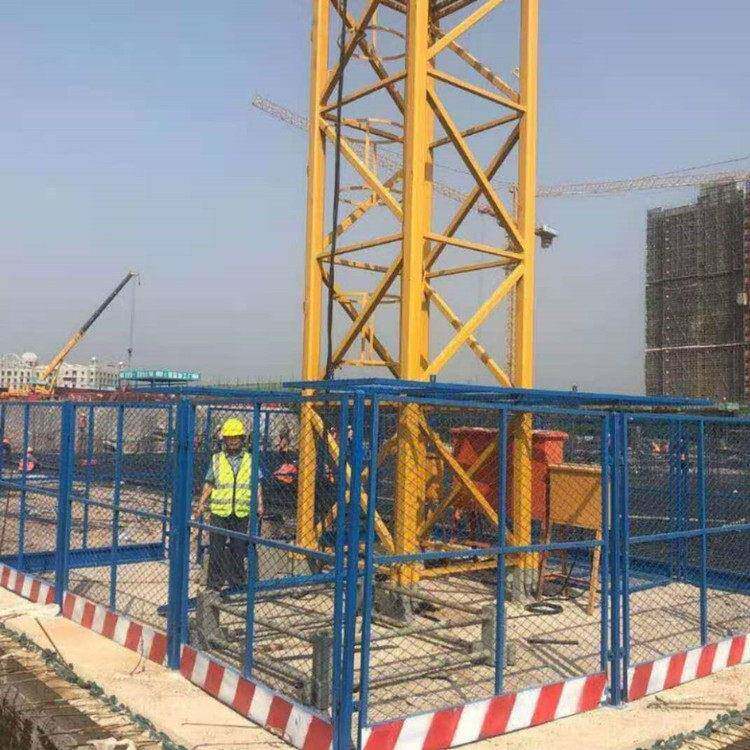 现货供应 塔吊防攀爬防掉落围栏 建筑工地维修平台安全锁防护
