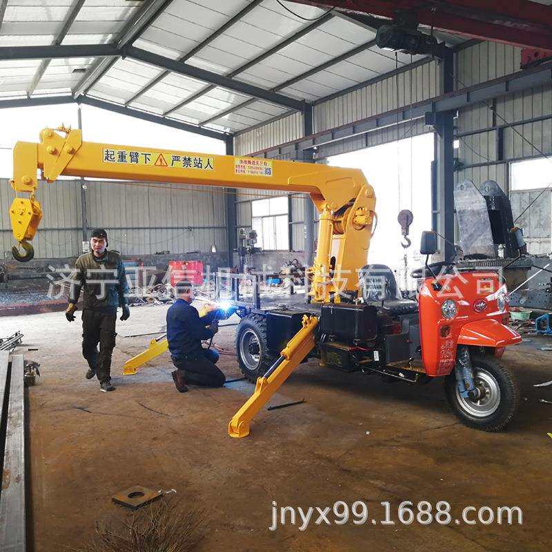 建筑用三轮随车吊 3吨液压三轮自卸小吊车 园林绿化三轮吊车