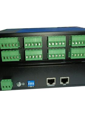 3onedata 8路串口RS485/RS422转1路百兆 三旺 NP318T-8DI(RS485)