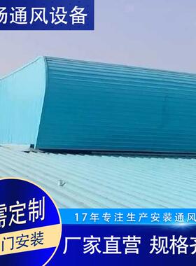 TC4A/TC4B成品自然通风天窗 成品敞开式通风气楼弧线型自然通风器