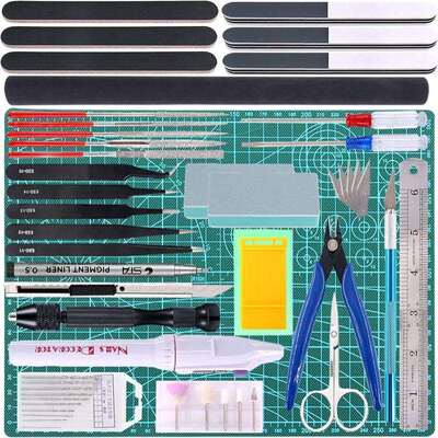 55件高达模型工具套件高达模型制作基本工具套装44pcs