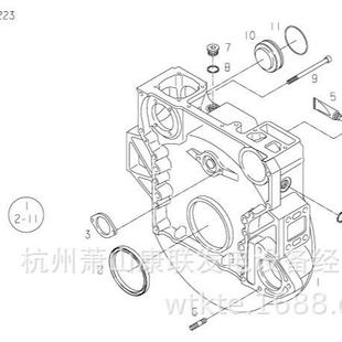 弹性唇形密封D2842LE203德国曼 06.56631 0112