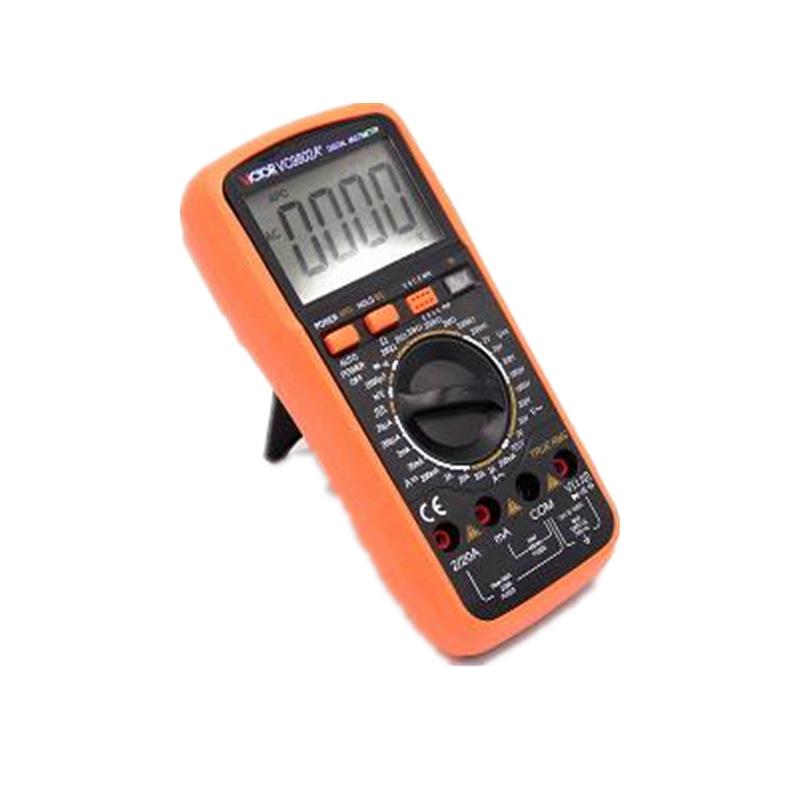 VC9802A+数字万用表胜利手动测量万用表