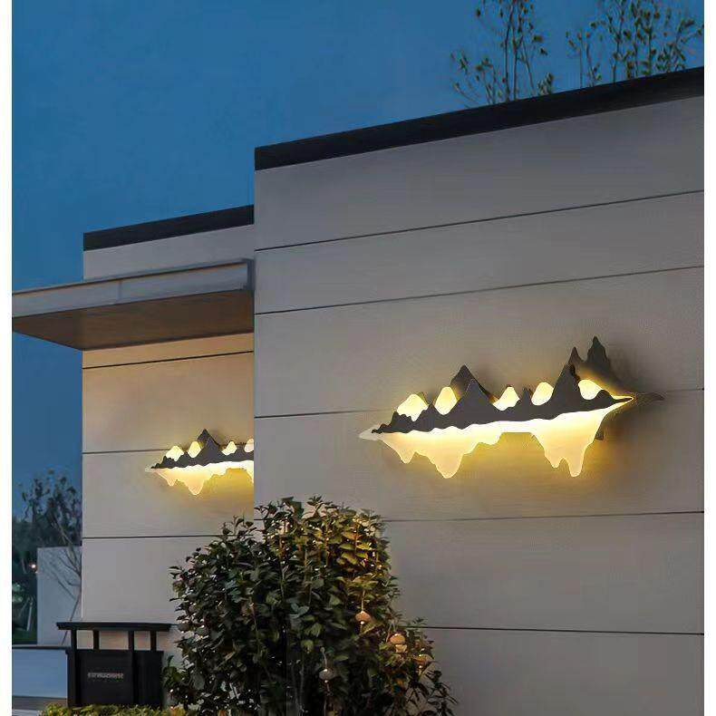 户外防水壁灯楼梯过道外墙壁灯庭院阳台门厅山水装饰壁灯厂家