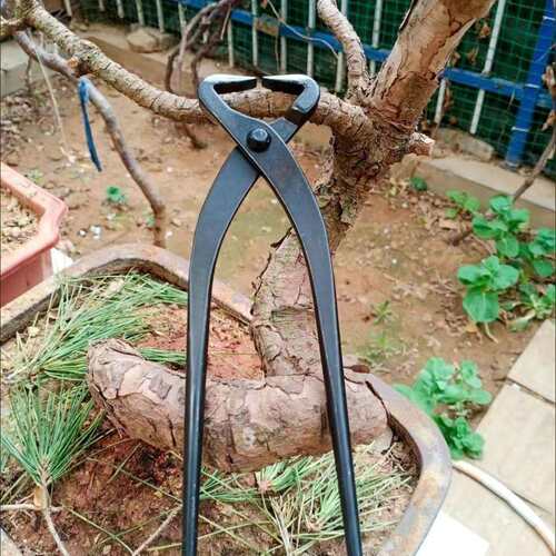 盆景平口开枝钳 盆栽园艺粗枝修剪破杆钳 盆景制作养护造型工具
