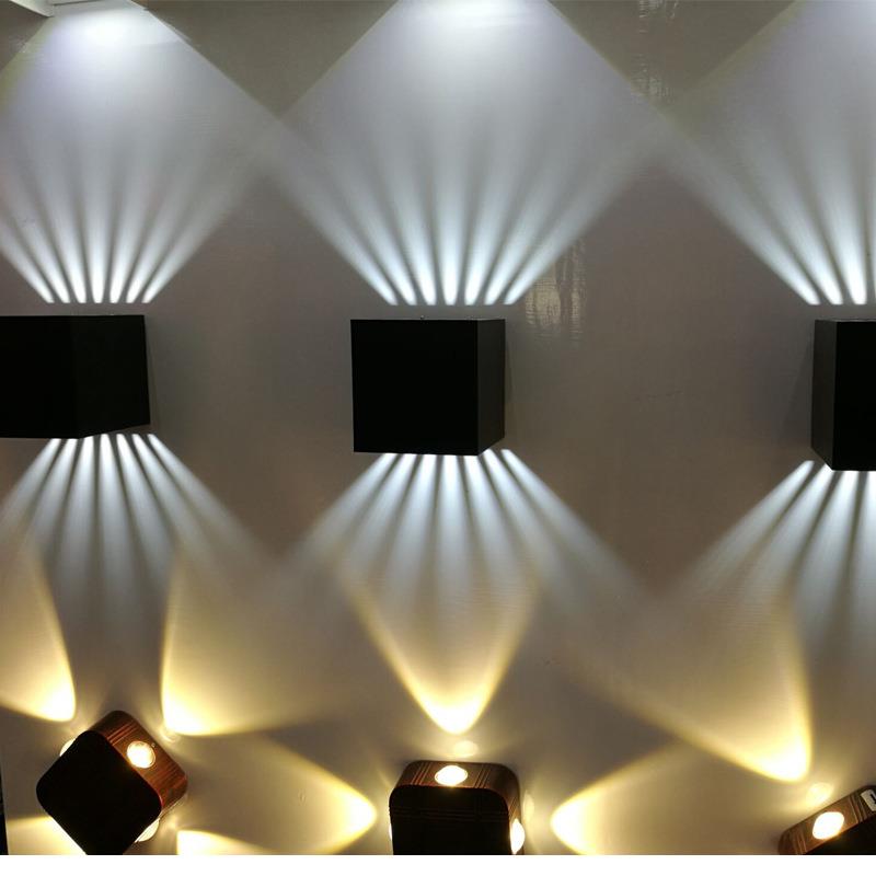 led壁灯户外防水壁灯室外双头过道阳台墙壁灯现代简约创意