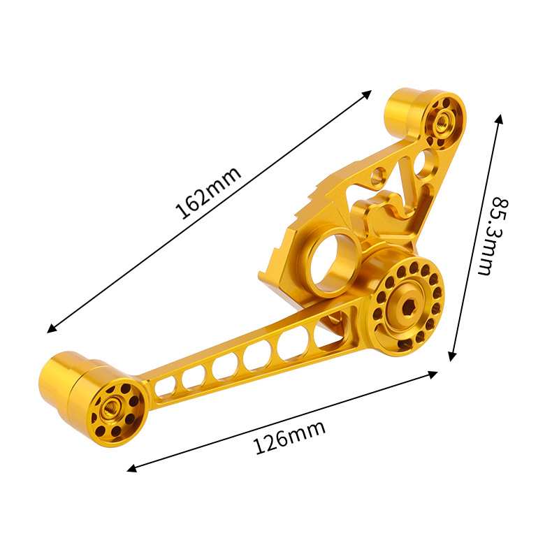 MUQZI适用Brompton折叠自行车2/6速导链器稳压链器CNC铝合金支架