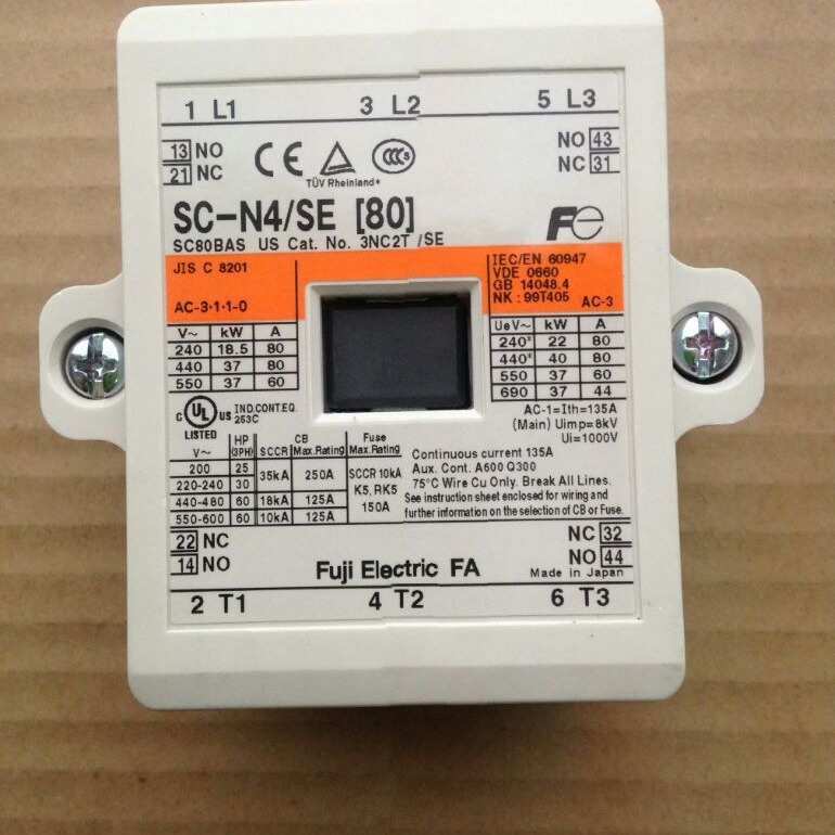 SC-N5A 富士 交流接触器 SC-N4/G AC 220V  110V DC 24V 380V
