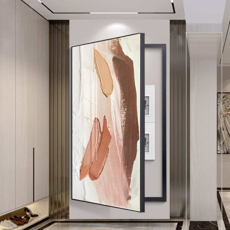 大尺寸电表箱装饰画抽象艺术免打孔遮挡弱电配电箱开关盒大幅挂画